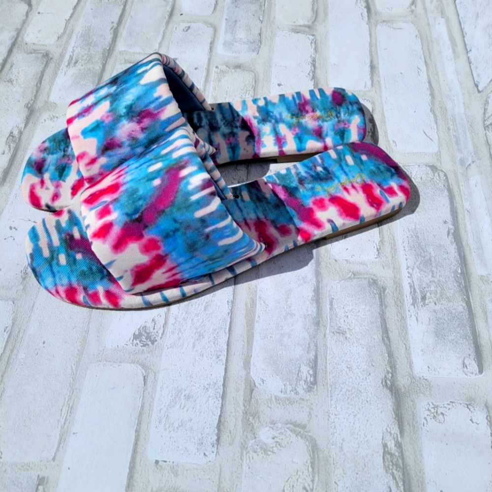 Multi Color Slides Sandal